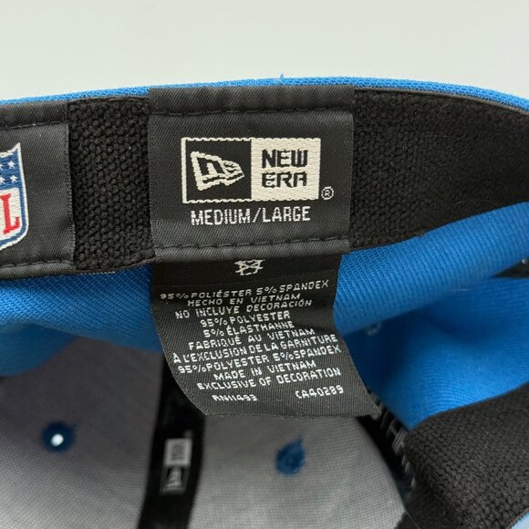 New Era 39THIRTY Detroit Lions Hat Light Blue Cap Fitted Size Medium/Large NFL - Picture 9 of 10